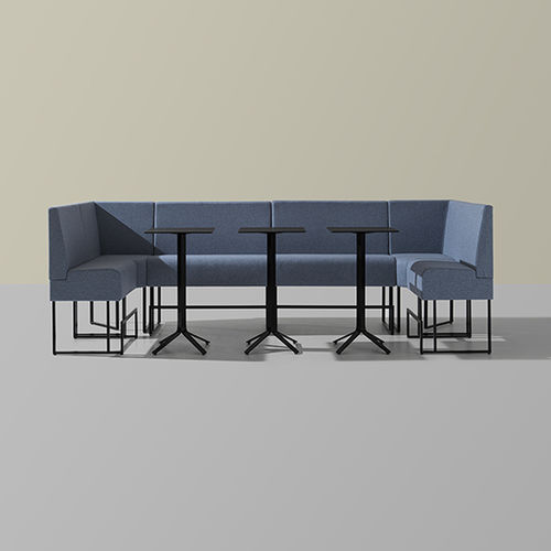 Divanetto imbottito modulare - Space+ 1415 - et al. - contemporaneo / in tessuto / con supporto in acciaio