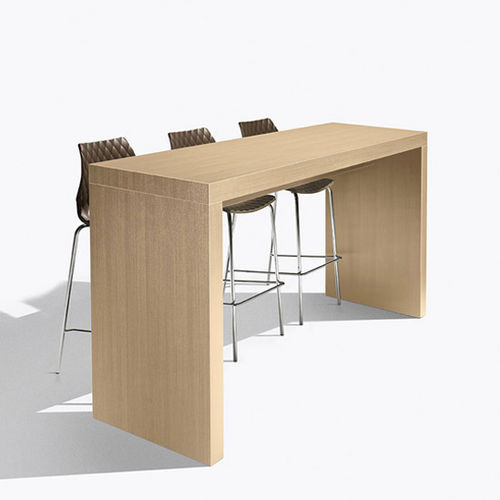 Tavolo alto contemporaneo - Deck 502A - et al. - in laminato / con supporto in laminato / rettangolare