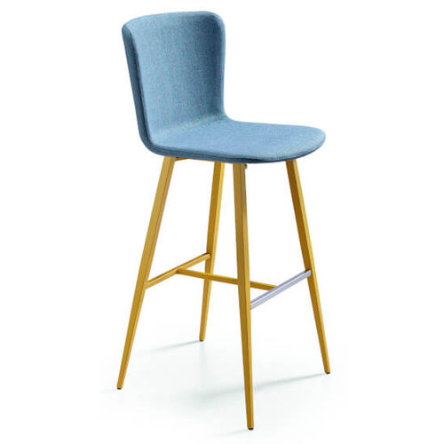 Sedia alta contemporanea - CALLA S75 - MIDJ - da interno / in tessuto / in pelle