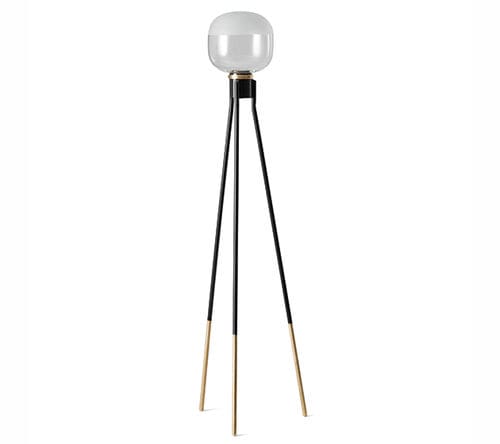 Lampada da pavimento - GHOST  - MIDJ - in metallo / in vetro / contemporanea