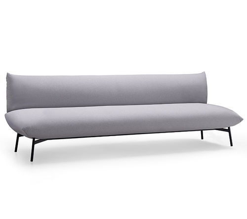 Divanetto imbottito contemporaneo - AREA DV3 M TS  - MIDJ - in tessuto / in metallo verniciato / per sala d'attesa