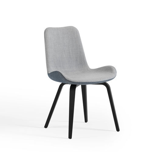 Sedia contemporanea - Dalia S L_N TS - MIDJ - da interno / in tessuto / in pelle