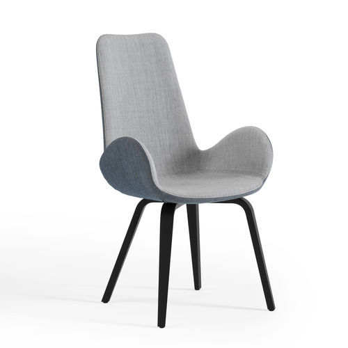 Poltrona contemporanea - Dalia PA L_N TS - MIDJ - in tessuto / in pelle / in legno