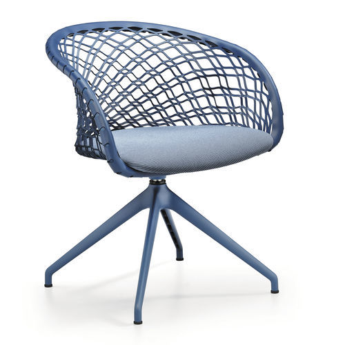 Sedia da ufficio contemporanea - P47 P GX TS-CU - MIDJ - da interno / in tessuto / in pelle