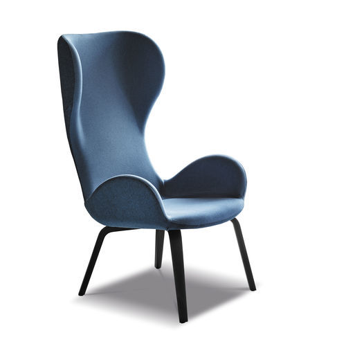 Poltrona contemporanea - Dalia PE LN TS - MIDJ - in tessuto / in pelle / in ecopelle