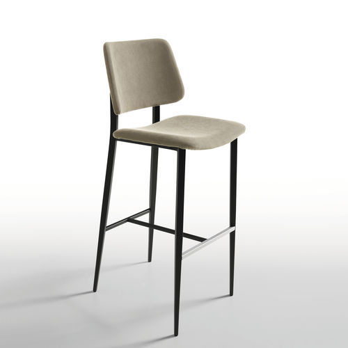 Sedia alta contemporanea - Joe H65 / H75 M TS - MIDJ - da interno / in tessuto / in pelle