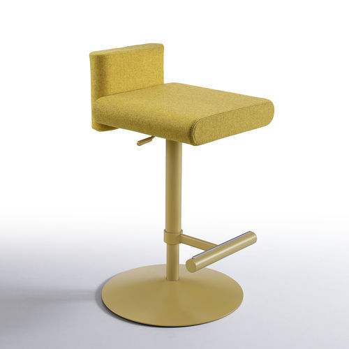 Sgabello da bar contemporaneo - Toy - MIDJ - in pelle / in tessuto / in ecopelle