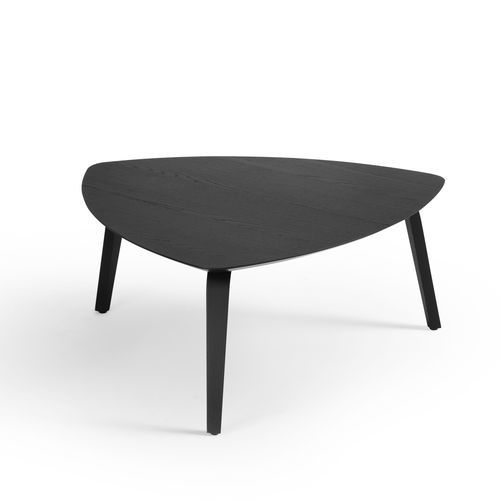 Tavolino basso design originale - Dalia CTL - MIDJ - in legno / con supporto in legno / con 3 piedi
