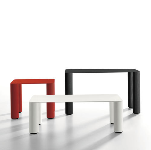 Tavolino basso contemporaneo - PAW CTS - MIDJ - in metallo / in ceramica / con supporto in metallo laccato
