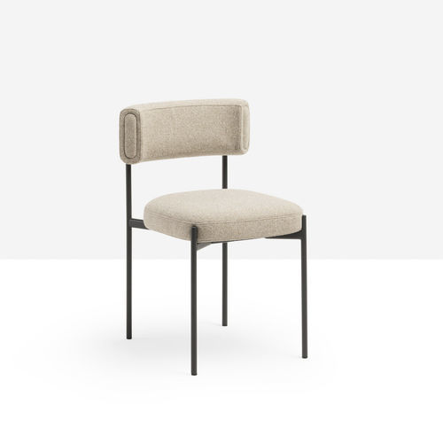 Sedia da pranzo Art Deco - Amelie S M TS - MIDJ - da interno / in tessuto / in pelle