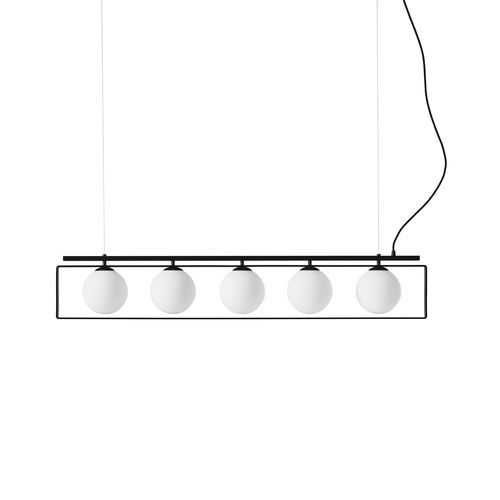 Lampada a sospensione - Suspense - MIDJ - in acciaio / in vetro soffiato / contemporanea