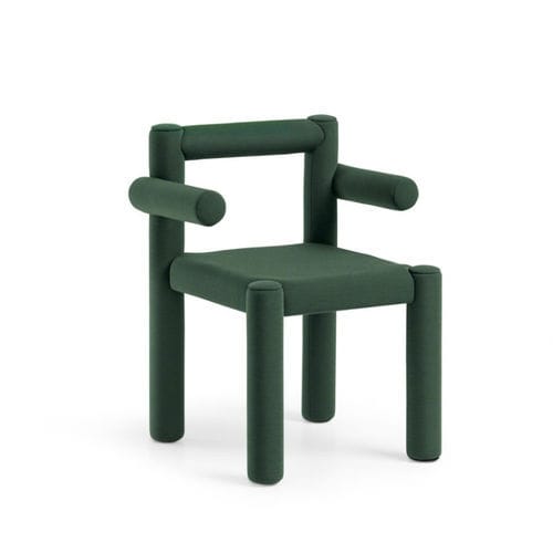 Poltrona contemporanea - TU-BE P R_TS - MIDJ - in pelle / in ecopelle / in tessuto