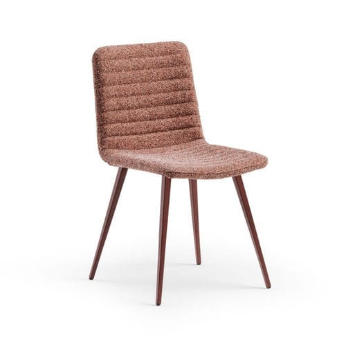 Sedia contemporanea - COVER.1 - MIDJ - da interno / in pelle / in legno