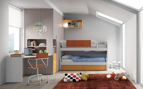 Cameretta arancione - EVO 24 SALVASPAZIO - Mistral