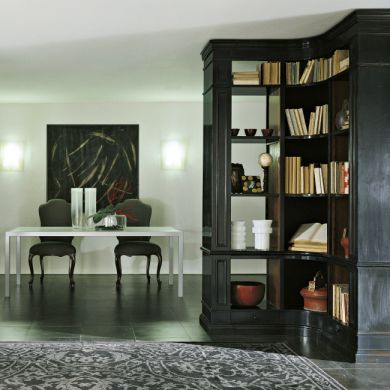 Libreria ad angolo - ART 920 - Bertelè - classica / in noce