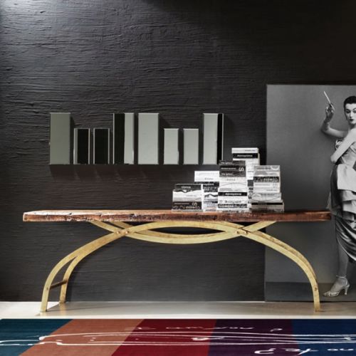 Consolle classica - ART 104 - Bertelè - in legno / in ferro modellato / rettangolare