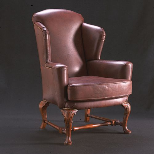 Poltrona in stile - ART. 199 - Bertelè - in pelle / a orecchioni / bergère