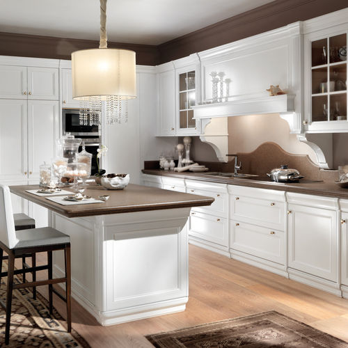 Cucina classica - PETRA - Mobili Busatto - in legno laccato / con isola
