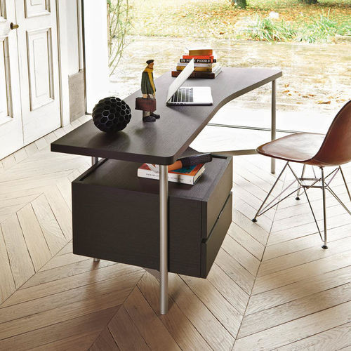 Scrivania da terra - SANGIACOMO - contemporanea / in rovere / impiallacciata in legno