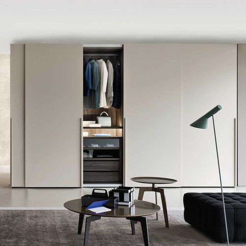 Armadio modulare - LISCIA - SANGIACOMO - contemporaneo / in rovere / in legno laccato brillante