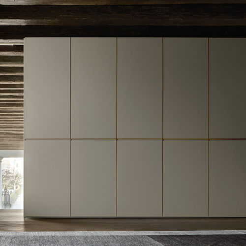 Armadio contemporaneo - TECNO - SANGIACOMO - in legno laccato brillante / in legno laccato opaco / in metallo laccato