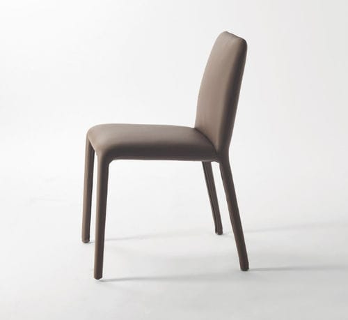 Sedia design minimalista - Linda - SANGIACOMO - da interno / in tessuto / in pelle