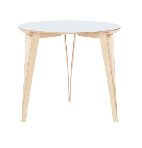 Tavolo contemporaneo - SPARONDO - Moormann Nils Holger - in legno / rotondo
