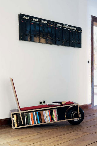 Chaise longue design originale - EASY READER - Moormann Nils Holger - in metallo