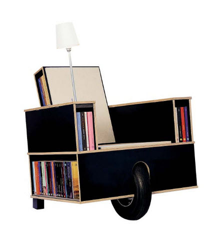 Poltrona design originale - BOOKINIST - Moormann Nils Holger - in legno