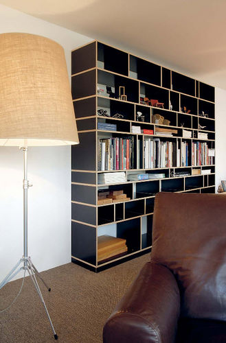 Libreria contemporanea - EGAL - Moormann Nils Holger - in legno / nera