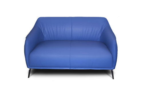 Divano contemporaneo - SIDNEY - Nieri - in tessuto / in pelle / blu
