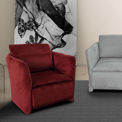 Poltrona contemporanea - AFFINITY - Nieri - in pelle / ergonomica / per uso contract