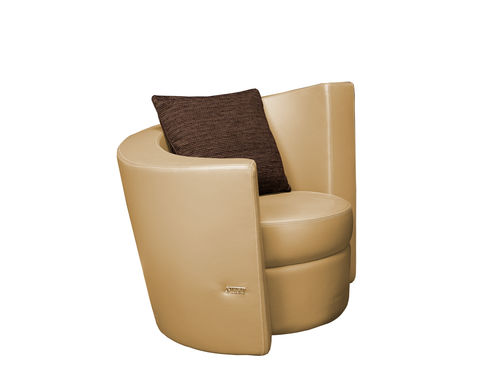 Poltrona contemporanea - EASY - Nieri - in pelle / in tessuto / contract