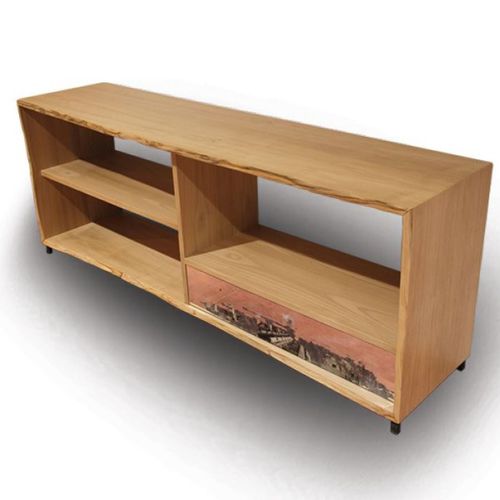 Scaffale basso - BOX - NOVO Design Made in Toscana - contemporaneo / in legno massiccio / per ufficio