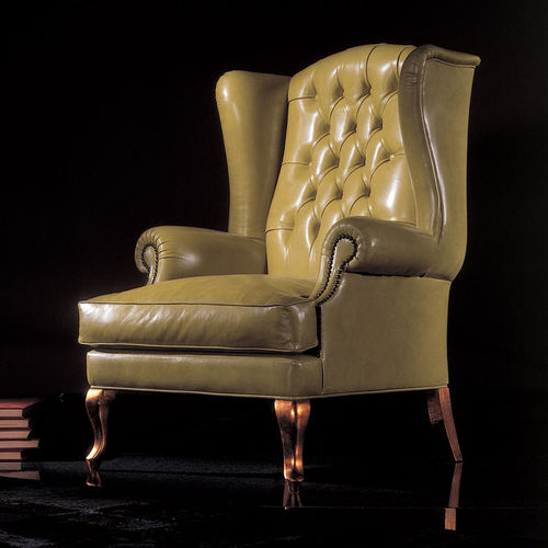 Poltrona chesterfield - BIG BEN  - Pigoli - in pelle / a orecchioni / bergère