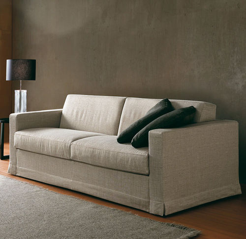 Divano letto - ANDALUSIA - Pol 74 - contemporaneo / in tessuto / in pelle