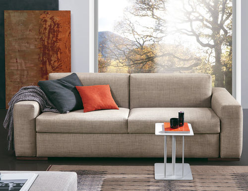 Divano d'angolo - LAKE - Pol 74 - letto / contemporaneo / in tessuto