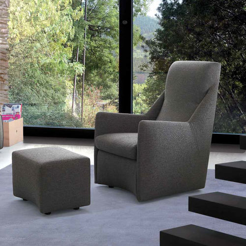 Poltrona contemporanea - MULTIBED - Pol 74 - in pelle / in tessuto / con poggiapiedi