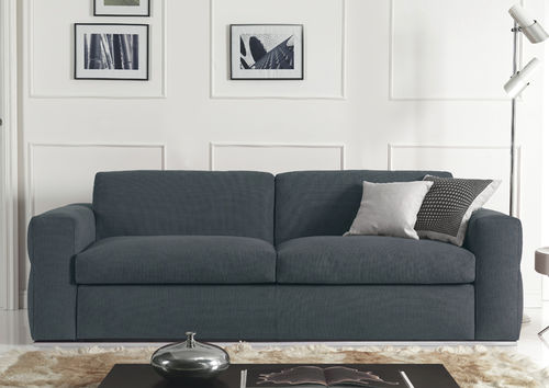 Divano letto - STRESA - Pol 74 - contemporaneo / in tessuto / con rivestimento rimovibile