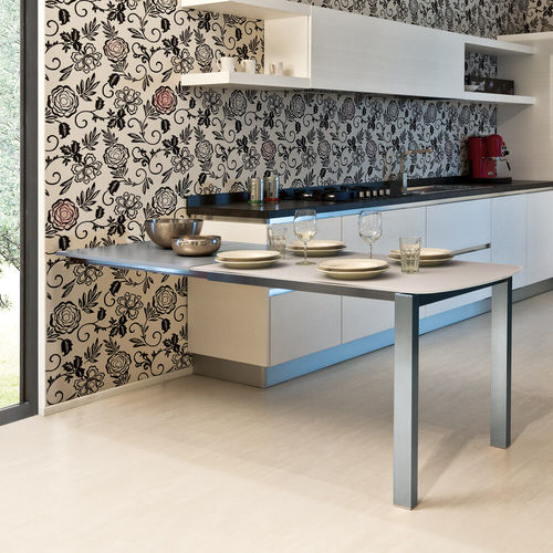 Tavolo contemporaneo - S10.VOILÀ  - XABITAre - in vetro / in HPL / in melaminico