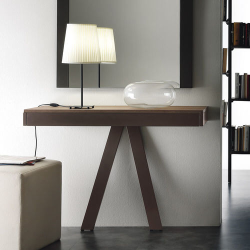 Consolle contemporanea - A110.DELTA - XABITAre - in vetro / in HPL / in melaminico
