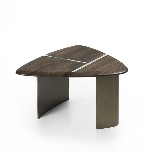 Tavolino basso contemporaneo - DELTA - RIVA 1920 - in resina / in noce / in rovere