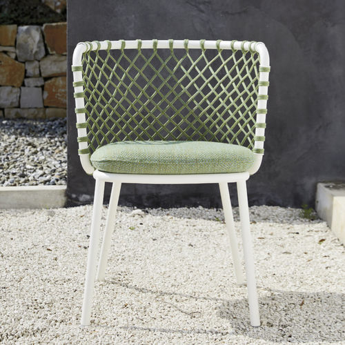 Sedia da pranzo contemporanea - CHARME - Roberti Rattan - da esterno / da interno / in tessuto