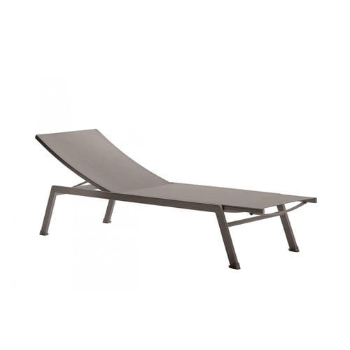 Lettino prendisole contemporaneo - PLAYA - Roberti Rattan - in Batyline® / in alluminio / con schienale regolabile