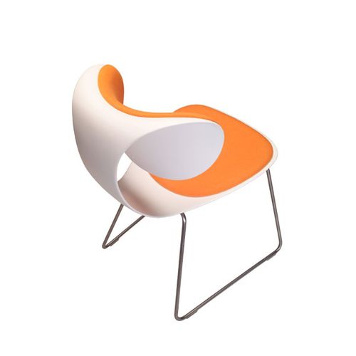 Sedia contemporanea - MAXIMA - Sawaya & Moroni - da interno / in poliuretano / in acciaio inossidabile
