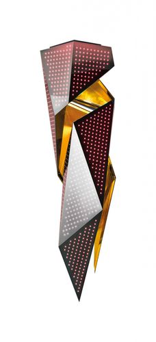 Lampadario design originale - EL - Sawaya & Moroni - in acciaio inossidabile / LED