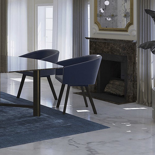 Sedia da pranzo contemporanea - KIKI - Scandal Home Couture - da interno / in velluto / imbottita
