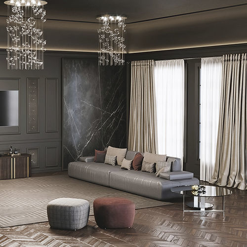 Divano contemporaneo - STELLAR - Scandal Home Couture - da sala / in tessuto / in pelle
