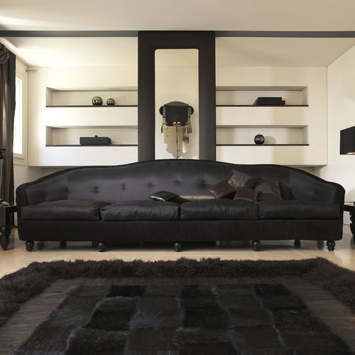 Divano contemporaneo - QUADRIVANO - Scandal Home Couture - in velluto / in seta / con braccioli