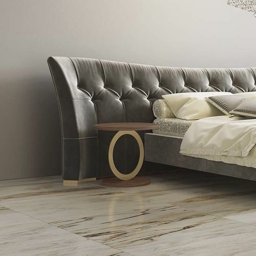Comodino contemporaneo - EOS - Scandal Home Couture - in noce / in metallo / con supporto in noce